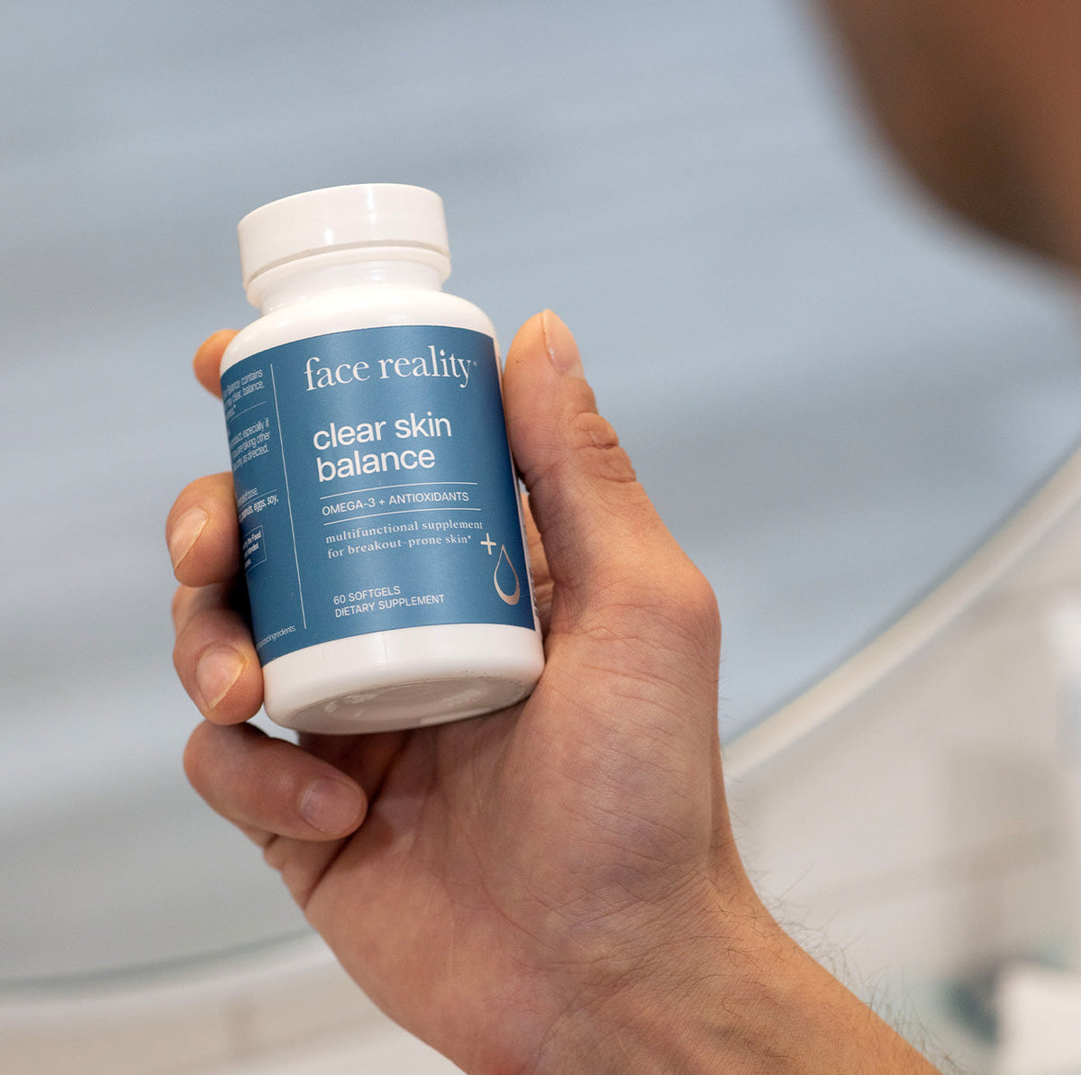 Face Reality Clear Skin Balance omega-3 skin supplement