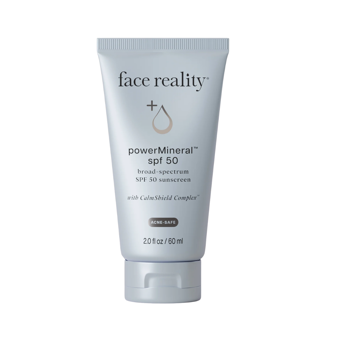 Face Reality powerMineral SPF 50 sunscreen