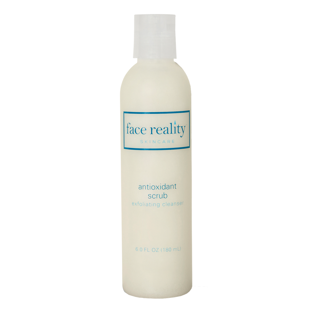 A gentle, sulfate-free scrub cleanser that is ideal for anyone looking to decongest clogged pores, exfoliate the skin's surface, and help to brighten complexion. Live by Skin