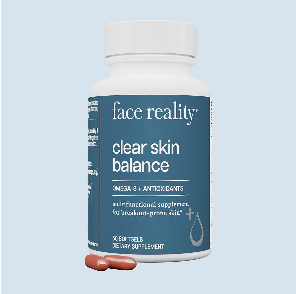 Face Reality Clear Skin Balance omega-3 skin supplement