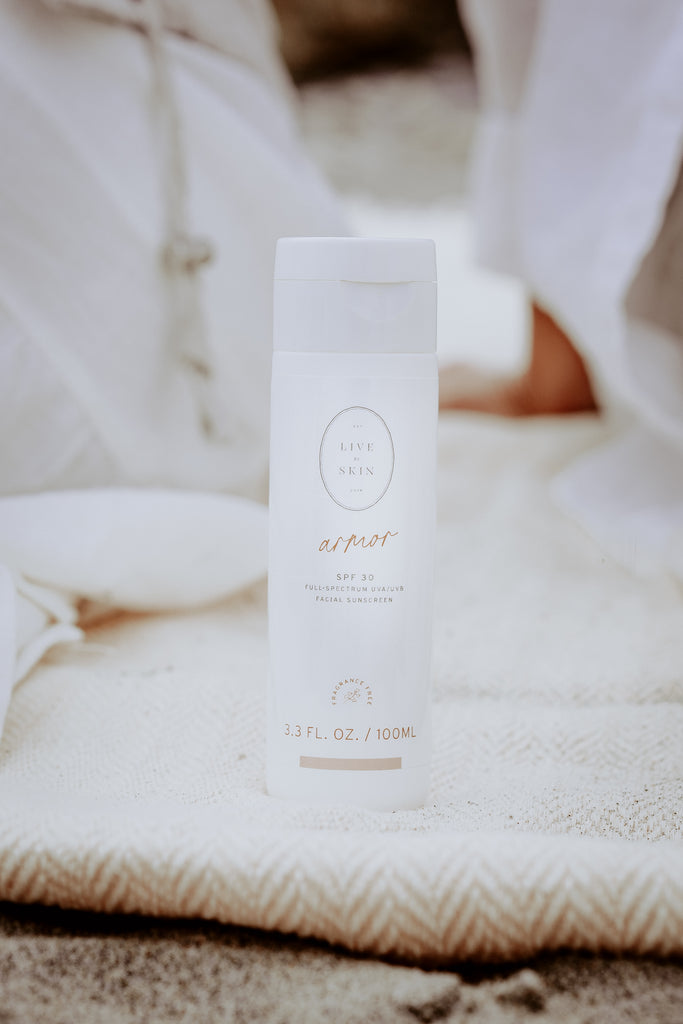 enjoy the outdoors.    providing full spectrum UVA/UVB protection with vitamins and antioxidants, this creamy sunscreen is fragrance free and lightweight.  Armor is designed for all skin types, and is acne safe.