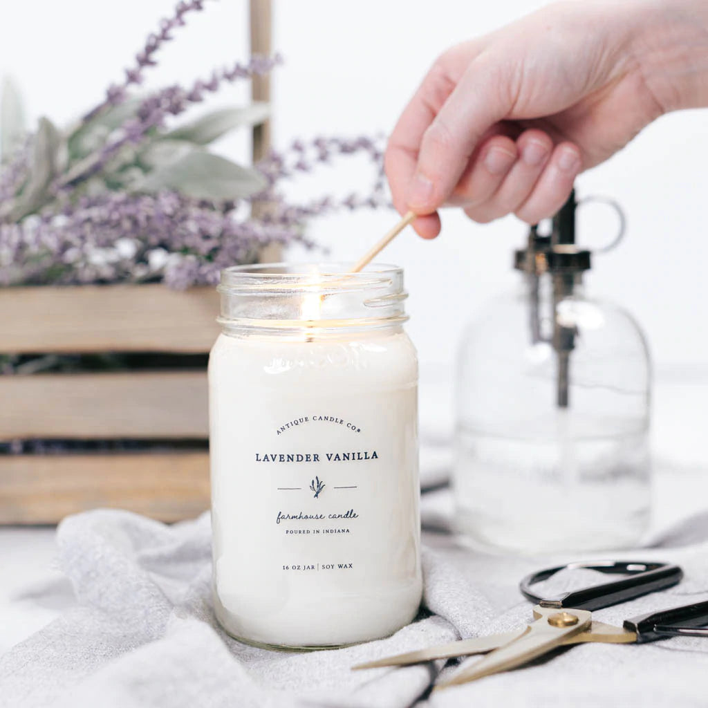 lavender vanilla candle
